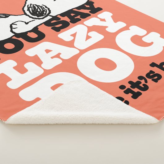 Erdnüsse | Snoopy Sie sagen Lazy Hund, als wäre es Sherpadecke (3/4)