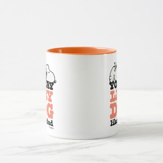 Erdnüsse | Snoopy Sie sagen Lazy Hund, als wäre es Tasse (Zentrum)