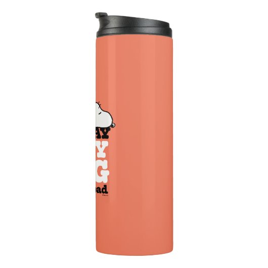 Erdnüsse | Snoopy Sie sagen Lazy Hund, als wäre es Thermosbecher (Nach rechts gedreht)