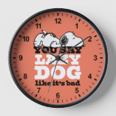 Erdnüsse | Snoopy Sie sagen Lazy Hund, als wäre es Uhr (Vorderseite)