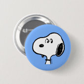 Erdnüsse | Snoopy sieht aus Button (Vorne & Hinten)