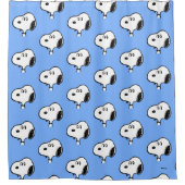 Erdnüsse | Snoopy sieht aus Duschvorhang (Vorderseite)