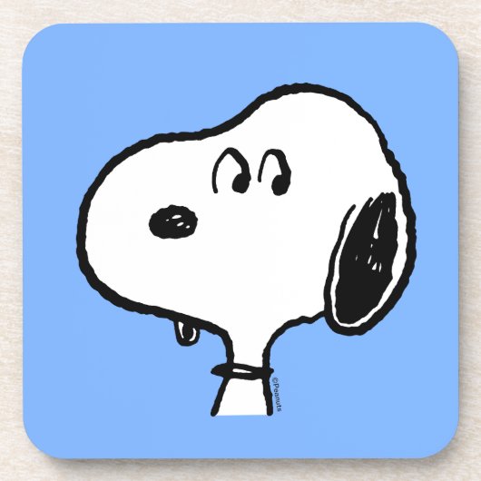 Erdnüsse | Snoopy sieht aus Getränkeuntersetzer (Vorderseite)