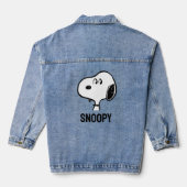 Erdnüsse | Snoopy sieht aus Jeansjacke (Rückseite)