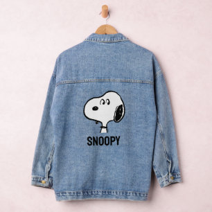 Erdnüsse Snoopy sieht aus Jeansjacke