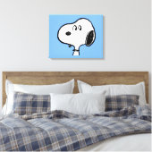 Erdnüsse | Snoopy sieht aus Leinwanddruck (Insitu (Schlafzimmer))