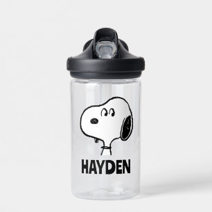 Erdnüsse Snoopy sieht aus Name hinzufügen Trinkflasche