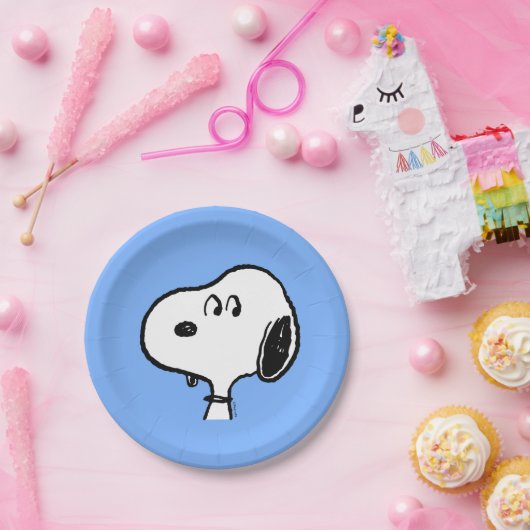 Erdnüsse | Snoopy sieht aus Pappteller (Party)