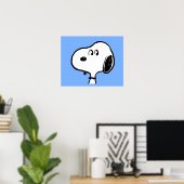 Erdnüsse | Snoopy sieht aus Poster (Heimbüro)