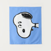 Erdnüsse | Snoopy sieht aus Wandteppich (Vorderseite)