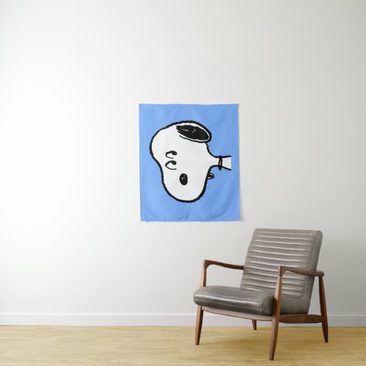 Erdnüsse | Snoopy sieht aus Wandteppich (Beispiel)