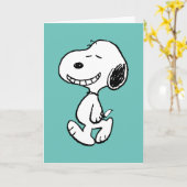 Erdnüsse | Snoopy Smile | Foto hinzufügen Karte (Gelbe Blume)