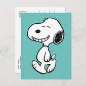Erdnüsse | Snoopy Smile Postkarte (Vorne/Hinten)