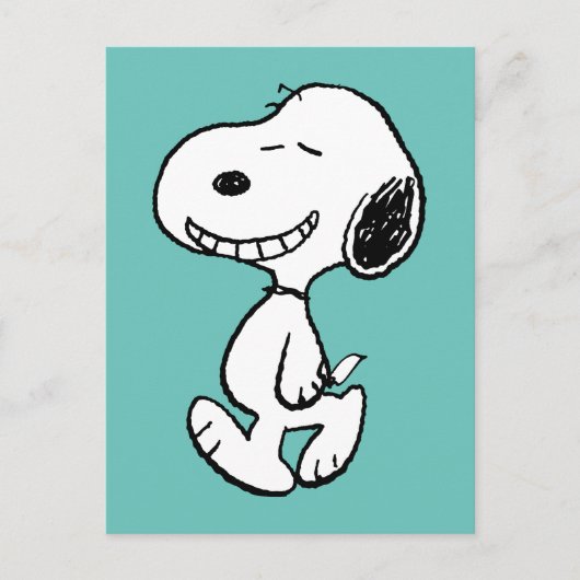 Erdnüsse | Snoopy Smile Postkarte (Vorderseite)