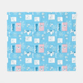 Erdnüsse | Snoopy Snow Day Patterns Fleecedecke (Vorderseite (Horizontal))