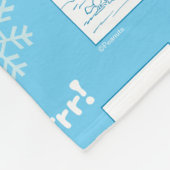 Erdnüsse | Snoopy Snow Day Patterns Fleecedecke (Ecke)