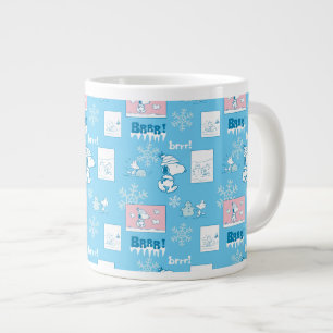 Erdnüsse   Snoopy Snow Day Patterns Jumbo-Tasse