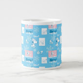 Erdnüsse | Snoopy Snow Day Patterns Jumbo-Tasse (Vorderseite)