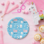 Erdnüsse | Snoopy Snow Day Patterns Pappteller (Party)