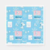 Erdnüsse | Snoopy Snow Day Patterns Serviette (Vorderseite)