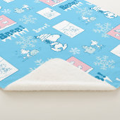 Erdnüsse | Snoopy Snow Day Patterns Sherpadecke (3/4)