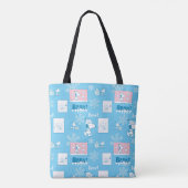 Erdnüsse | Snoopy Snow Day Patterns Tasche (Rückseite)