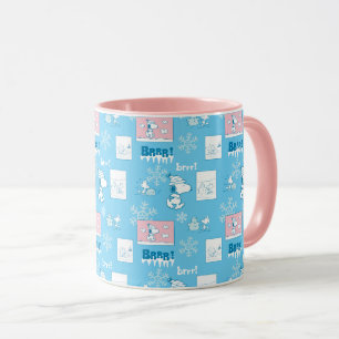 Erdnüsse   Snoopy Snow Day Patterns Tasse