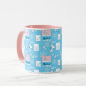 Erdnüsse | Snoopy Snow Day Patterns Tasse (Vorderseite Links)