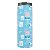 Erdnüsse | Snoopy Snow Day Patterns Thermosbecher (Rückseite)