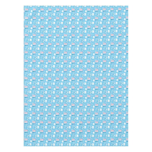 Erdnüsse | Snoopy Snow Day Patterns Tischdecke (Vorderseite)