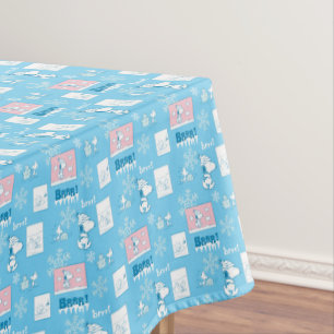 Erdnüsse Snoopy Snow Day Patterns Tischdecke