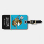 Erdnüsse | Snoopy Snow Warrior Gepäckanhänger (Vorderseite horizontal)