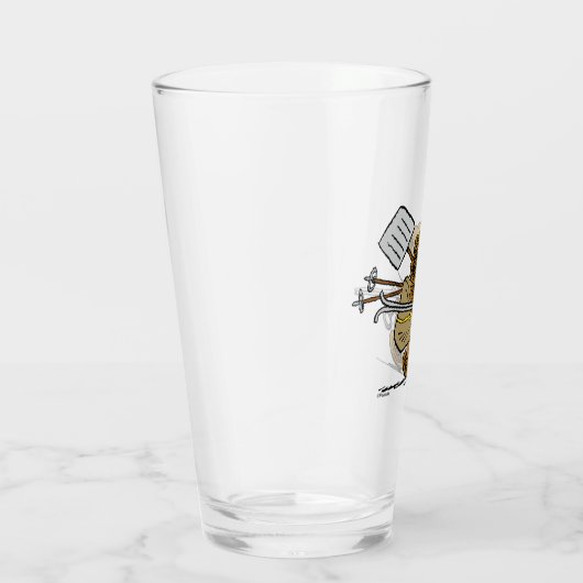 Erdnüsse | Snoopy Snow Warrior Glas (Rechts)