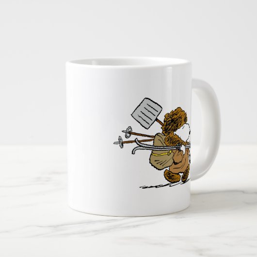 Erdnüsse | Snoopy Snow Warrior Jumbo-Tasse (Vorderseite Rechts)