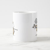 Erdnüsse | Snoopy Snow Warrior Jumbo-Tasse (Vorderseite)