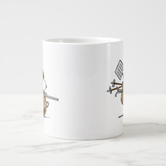 Erdnüsse | Snoopy Snow Warrior Jumbo-Tasse (Vorderseite)