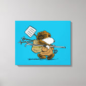 Erdnüsse | Snoopy Snow Warrior Leinwanddruck (Vorderseite)