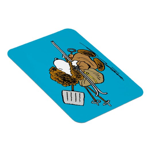 Erdnüsse | Snoopy Snow Warrior Magnet (Rechte Seite)