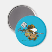 Erdnüsse | Snoopy Snow Warrior Magnet (Vorderseite/Rückseite)