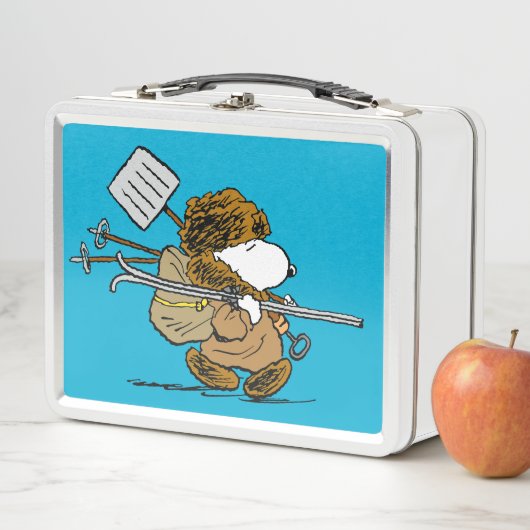 Erdnüsse | Snoopy Snow Warrior Metall Brotdose (Beispiel)