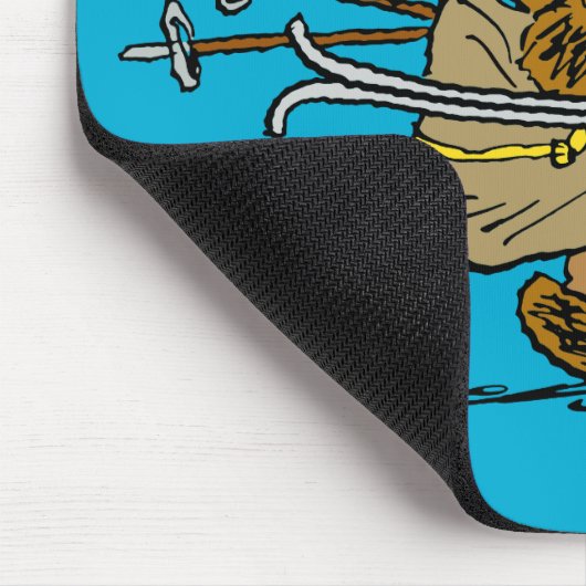 Erdnüsse | Snoopy Snow Warrior Mousepad (Ecke)