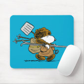 Erdnüsse | Snoopy Snow Warrior Mousepad (Mit Mouse)