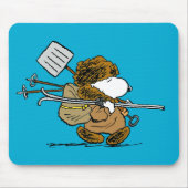 Erdnüsse | Snoopy Snow Warrior Mousepad (Vorne)