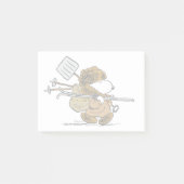 Erdnüsse | Snoopy Snow Warrior Post-it Klebezettel (Vorderseite)
