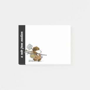 Erdnüsse Snoopy Snow Warrior Post-it Klebezettel