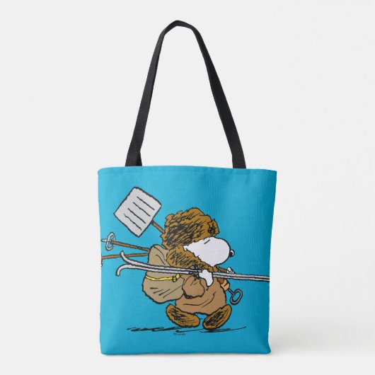 Erdnüsse | Snoopy Snow Warrior Tasche (Rückseite)