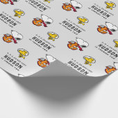 Erdnüsse | Snoopy Space Geburtstag Geschenkpapier (Ecke)
