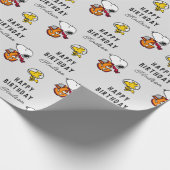 Erdnüsse | Snoopy Space Geburtstag Geschenkpapier (Ecke)