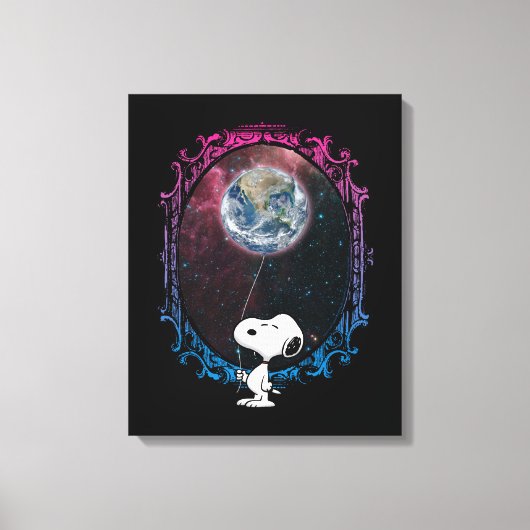 Erdnüsse | Snoopy Spaced Out Ballon Leinwanddruck (Vorderseite)