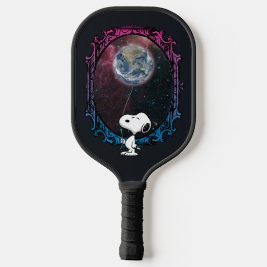 Erdnüsse | Snoopy Spaced Out Ballon Pickleball Schläger (Rückseite)